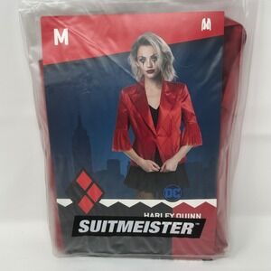 Suitmeister Harley Quinn Blazer Jacket Red Diamond Medium